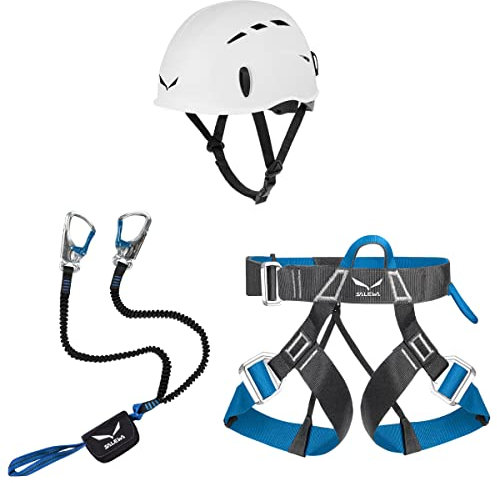 Salewa Klettersteigset Premium Attac Gurt Ferrata Lite Helm Toxo by