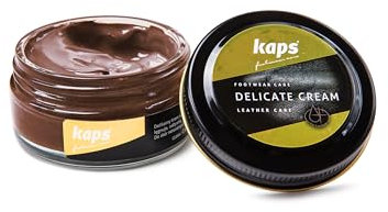 Kaps Schuhcreme für Glattes und Genarbtes Leder - Schuhpflege - Delicate Cream (157 - Hautfarbe - Leather)