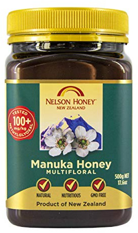 Nelson Honey New Zealand Miele di Manuka della Nuova Zelanda, 100+, 500 g