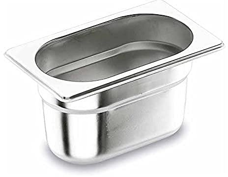 LACOR 66340 GN Behälter 1/3 Höhe 40 mm | Aus lebensmittelechtem Edelstahl gefertigt; hohe Korrosionsbeständigkeit und Haltbarkeit im täglichen Gebrauch