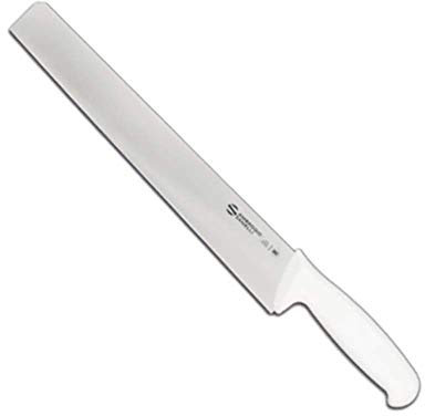 Ambrogio Sanelli, Linea Supra, Coltello Punta Quadra per Pasticceria con Lama da 30 cm in Acciaio Inox, Impugnatura in SEBS Pratica ed Ergonomica, Certificato NSF, Made in Italy