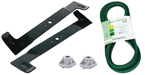 Reparatursatz für Castel Garden TWIN CUT 92, J 92, J 92 Hydro, JP 92, JP 92 Hydro, JT 92, 182004344/1, 182004345/1, 125463200/0, 135065700/0, Messer, Keilriemen, Messerhalter