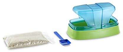 Savic Beeztees 810890 Hamstertoilette mit Schaufel, 17 x 10 cm