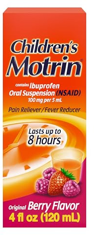 Children's Motrin Oral Suspension, 100 mg Ibuprofen, Berry, 4 fl. oz