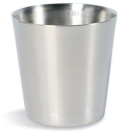 Tatonka Edelstahl-Becher Thermo Plus 350ml - Doppelwandiger Thermobecher 0,35l Volumen - Ohne Griff, isoliert, schadstofffrei, lebensmittelecht - Ø 9,5 x 9,5 cm