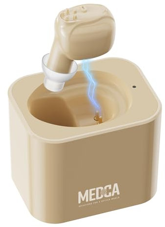 MEDca ITE Mini Ear wiederaufladbare Miniatur – so klein, dass man sie fast nicht sieht!