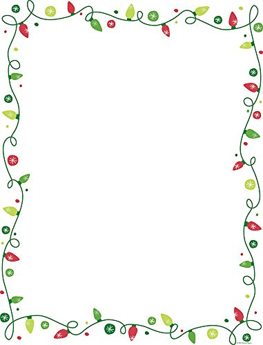 Great Papers! String Of Lights Foil Letterhead, 40 count, 11 x 8.5 (2011481)