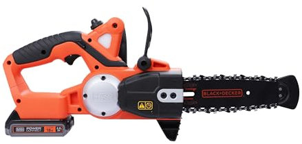 BLACK+DECKER, Elettrosega A Batteria Litio, Fino A 20 Cm Di Taglio, 18 V, 2.0 Ah, Nero Arancione. GKC1820L20-QW