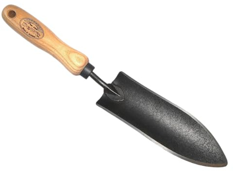 DeWit Forged Transplant Trowel with Short Handle, Lightweight & Durable Garden Tool with Comfortable Grip for Planting, Digging & Transplanting