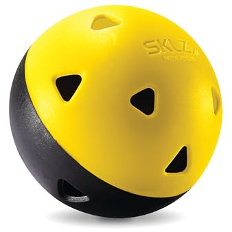 SKLZ Impact Balls – Resistente, Durevole, Limited Flight Mini Palla da Allenamento, Unisex, Yellow|Black