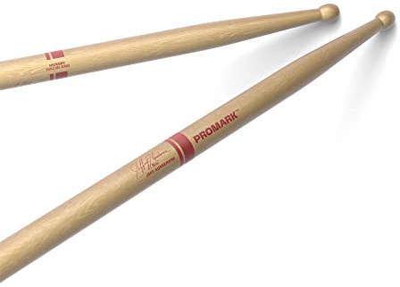 Promark TXDC8W Hickory DC8 Jeff Ausdemore Schlagzeugstock mit Holzkopf
