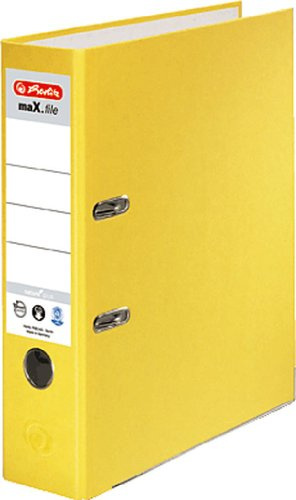 Herlitz Ordner Recycolor/10841534 A4 gelb