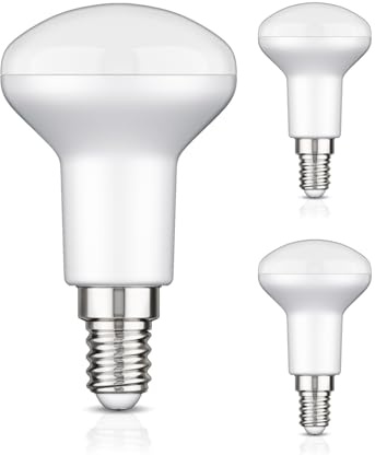 ledscom.de 3x E14 Ampoule LED, R50, blanc chaud (2700 K), 5,2 W, 485lm, 112°, mate