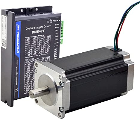 1 Achse Schrittmotor CNC Kit 3.0Nm Nema 23 Schrittmotor & Treiber DM542T | STEPPERONLINE, 425oz.in, für 3D DRUCKER/CNC-Fräse