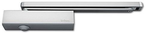 Briton 2320b.t. SES Tamaño 2 – 4 CE easy-opening Cam Acción ajustable – Cierrapuertas con B/C Tirador de puerta lateral para Fire puertas, color plateado