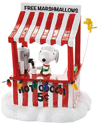 Department 56, Peanuts Village Snoopy's Kakaoständer aus Polyresin, 10,5 cm