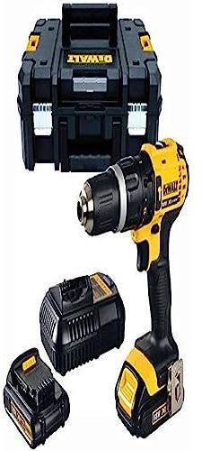 DEWALT DCD776C2-QW 18V Impact Driver Compact and Ergonomic Ideal for Tight Places - 25/13mm Chuck