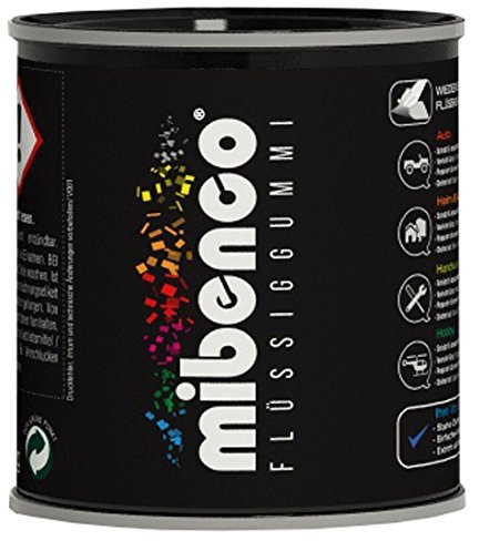 mibenco 72823020 Flüssiggummi Pur, 175 g, Rot Matt - Schutz und Isolation zum Tauchen und Pinseln