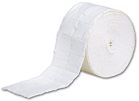 Cosi Nails – Rouleau de coussinets de cellulose prédécoupés pour manucure, lot de 500 unités