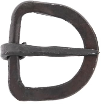 Ulfberth Handgeschmiedete Gürtel Schnalle aus Stahl, ca. 21 mm | Authentische Replika für Mittelalter-Gürtel und Taschen, Reenactment, Historische Kostüme, LARP & Fantasy Cosplay