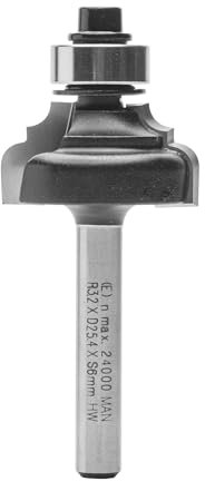 ENT 15080 Multiprofilfräser Classic HW, Schaft (S) 6 mm, Durchmesser (D) 25,4 mm, NL 12,7 mm, R 3,2 mm, SL 32 mm, mit Kugellager