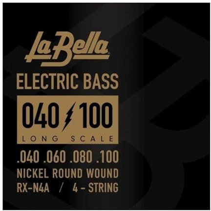 La Bella Strings »RX SERIES NICKEL PLATED - RX-N4A - E-BASS« Saiten für E-Bass - Nickel Plated Steel - 040-100