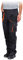 Arbeitshose schwarz mit Kniepolstertaschen, 260g/m² 50