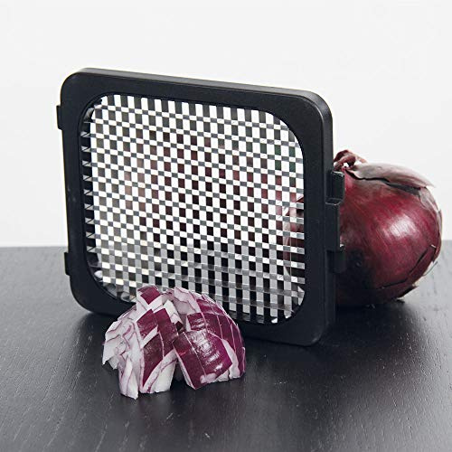 Alligator 3016 Messerersatz für Gemüse, Obst-Schneider/-Würfler, Edelstahl, Schwarz