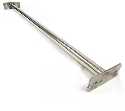 Gartenpirat Reckstange Turnstange Edelstahl, 90 cm Spielgeräte Klettergerüst mit Schrauben für sicheren Spaß im Garten