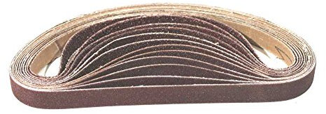 120 Piece Fabric Sanding Belts 13 x 457 mm Grain Each 2 x 40/60/80/120/240 Black and Decker Power File