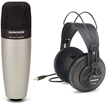 Samson SAC01850 - C01/SR850 - Bundle Microfono a Condensatore Cardioide + Cuffie semi-open