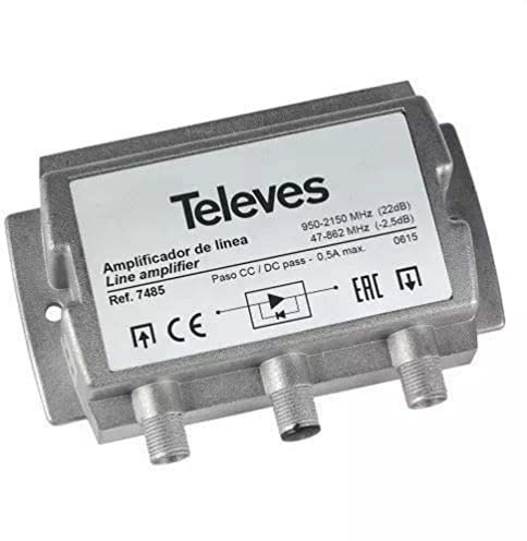 AMPLIF.LINEA 1E/1S UHF/FI G-2,5/20dB + DC