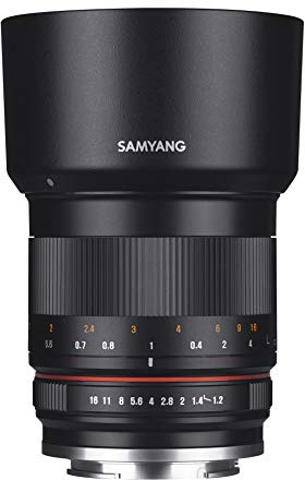Samyang CSC-Mirrorless - Objetivo fotográfico para Fuji X (50mm F1.2 AS UMC CS), Negro