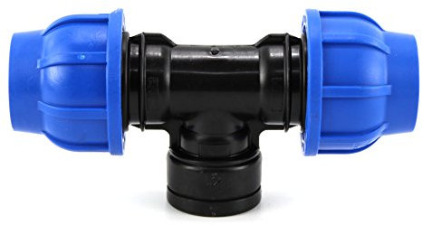 TI A COMPRESSIONE PP PN16 - 16 x 1/2 F X 16 - raccordo tubi polietilene TEE