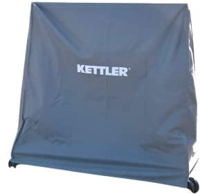 KETTLER Abdeckhaube für Tischtennisplatten | Witterungsfest | Federleicht | Faltbar | Stabiles Material | Widerständig | Grau