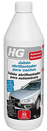 HG Jabón Abrillantador para Coche Concentrado 2 en 1 con Brillo y Protección, 1 L