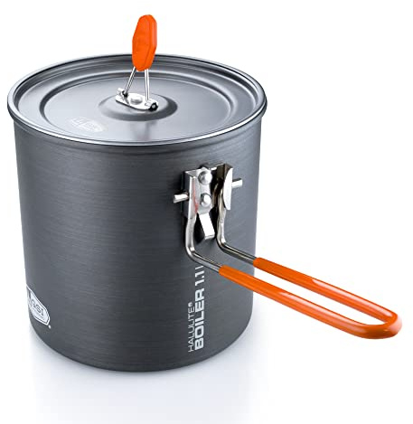 GSI Outdoors, Halulite Boiler, The Perfect Packable Pot, 1.1 Liter