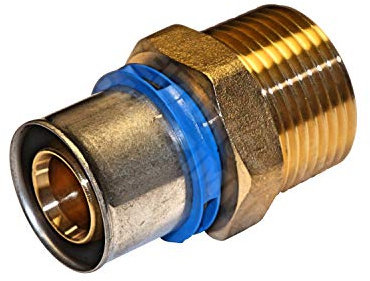 EasyPRESS Pressfitting Übergang AG DVGW für Mehrschichtverbundrohr u. PE-RT (Pressprofil: TH - Kontur) Übergang AG in (20 x 1)