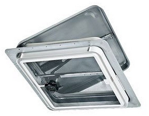 Ventline V2110-501-00 RV Trailer Camper Hardware Non-Pwrd Metal Vent Out Garnish Birch White