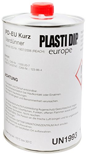 Plasti Dip Diluant 1L rapide ablüftend – Recommandé pour original perfor Mix Plasti Dip États-Unis
