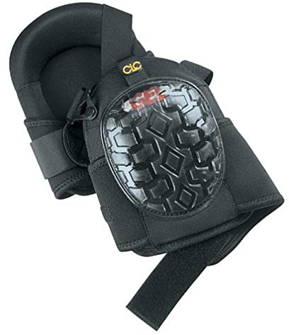 Custom LeathercraftG340 Professional Gel Kneepads,Blacks,Large
