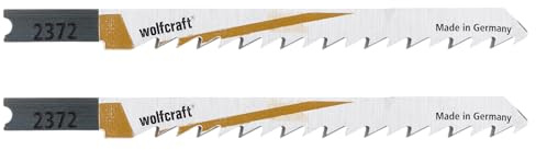 wolfcraft 2 Stichsägeblätter HCS Länge 80 mm 2372000