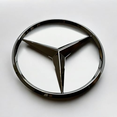Mercedes-Benz Simbolo Estrella Plástico Aluminizado Emblema Estrella Compatible Coche Plateado W203 Berlina 2000-2005 A203 758 00 58