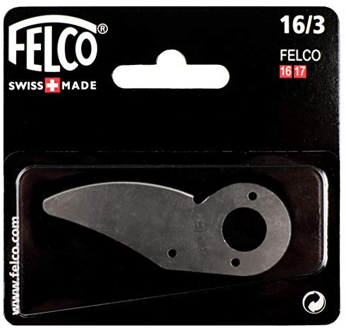 FELCO 16/3 Lama di ricambio (per cesoie manuali FELCO 16, 17, lama di taglio di ricambio, confezione singola), argento