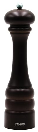 Bisetti Molinillo de Pimienta en Madera de Haya Pintado Nuez Grande 28,5 cm Modelo Genova