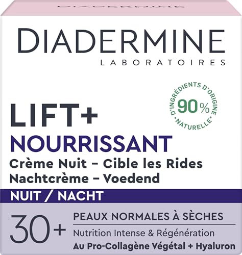Diadermine - Lift+ – Nutriente – Crema Notte Antirughe ultra compattezza – 50 ml