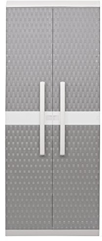 Ondis24 Kunststoffspindschrank Besenschrank Rattan XL