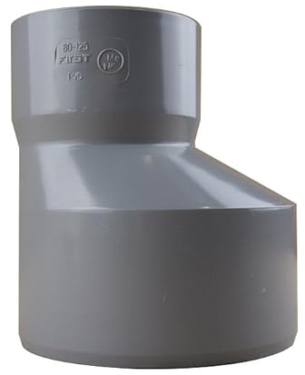 First Plast-Racor de PVC evacuación First Plast-reducción PVC excéntrico MF 125/80