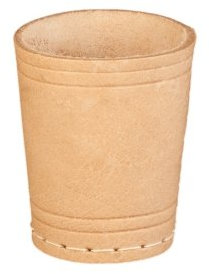 Weible XXL Würfelbecher - ca. 16 cm x 14,5 cm - Leder