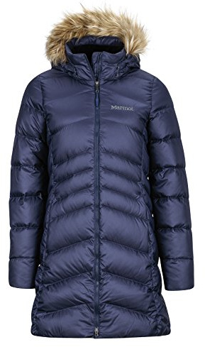 Marmot Wm's Montreal Coat Insulated Hooded Winter Coat Donna, Midnight Navy, S